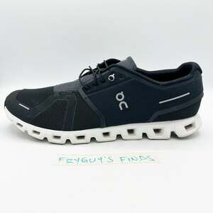 On Cloud 5 Running Sneakers Shoes Mens Size 14 Black White Gym Comfort 59.98919
